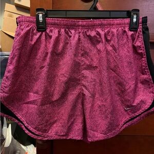 Nike Women's Fuchsia Athletic Shorts